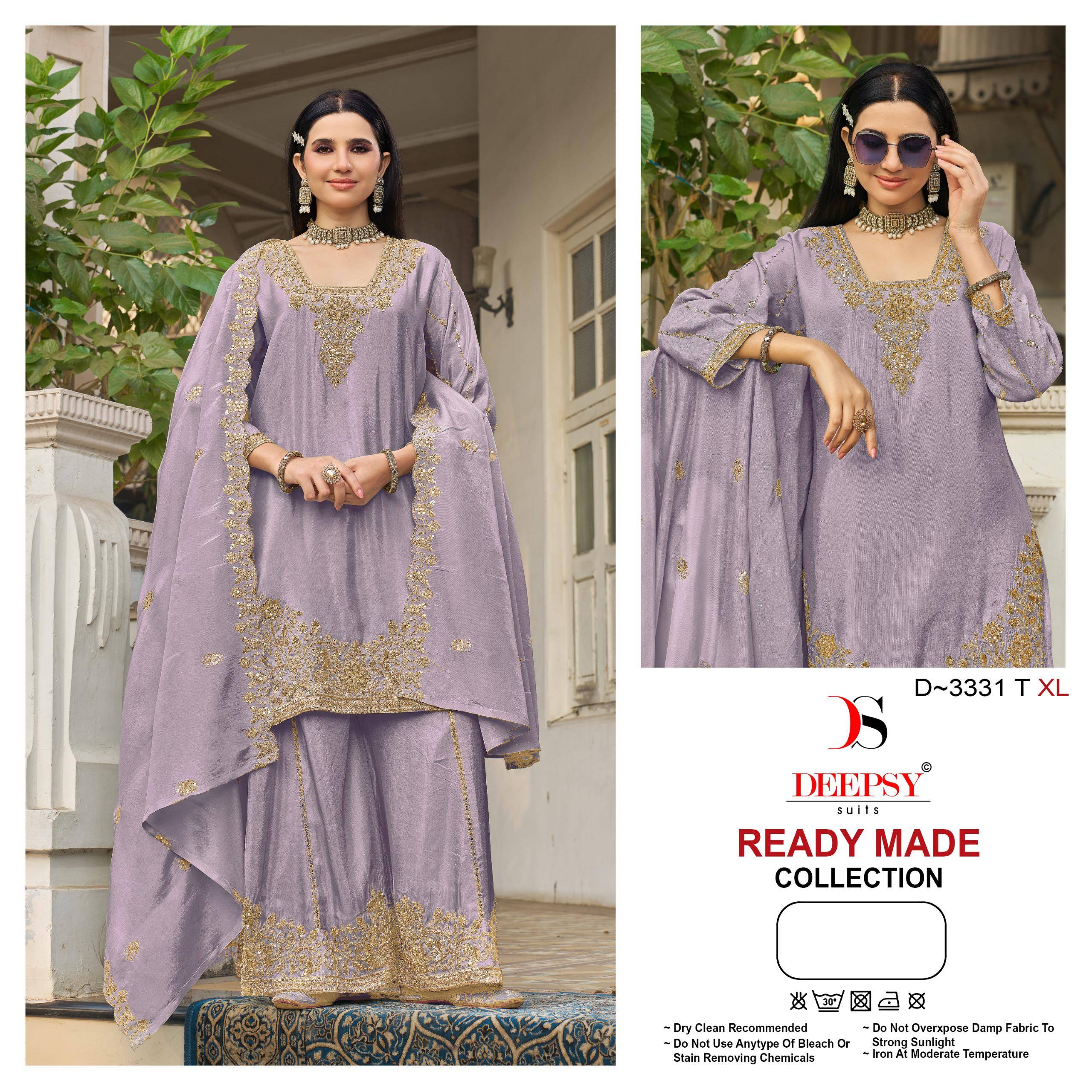 D-3331 by  DEEPSY SUITS 3331Q To 3331T Series Designer Pakistani Suits Pure Viscouse Dresses At Wholesale Price
